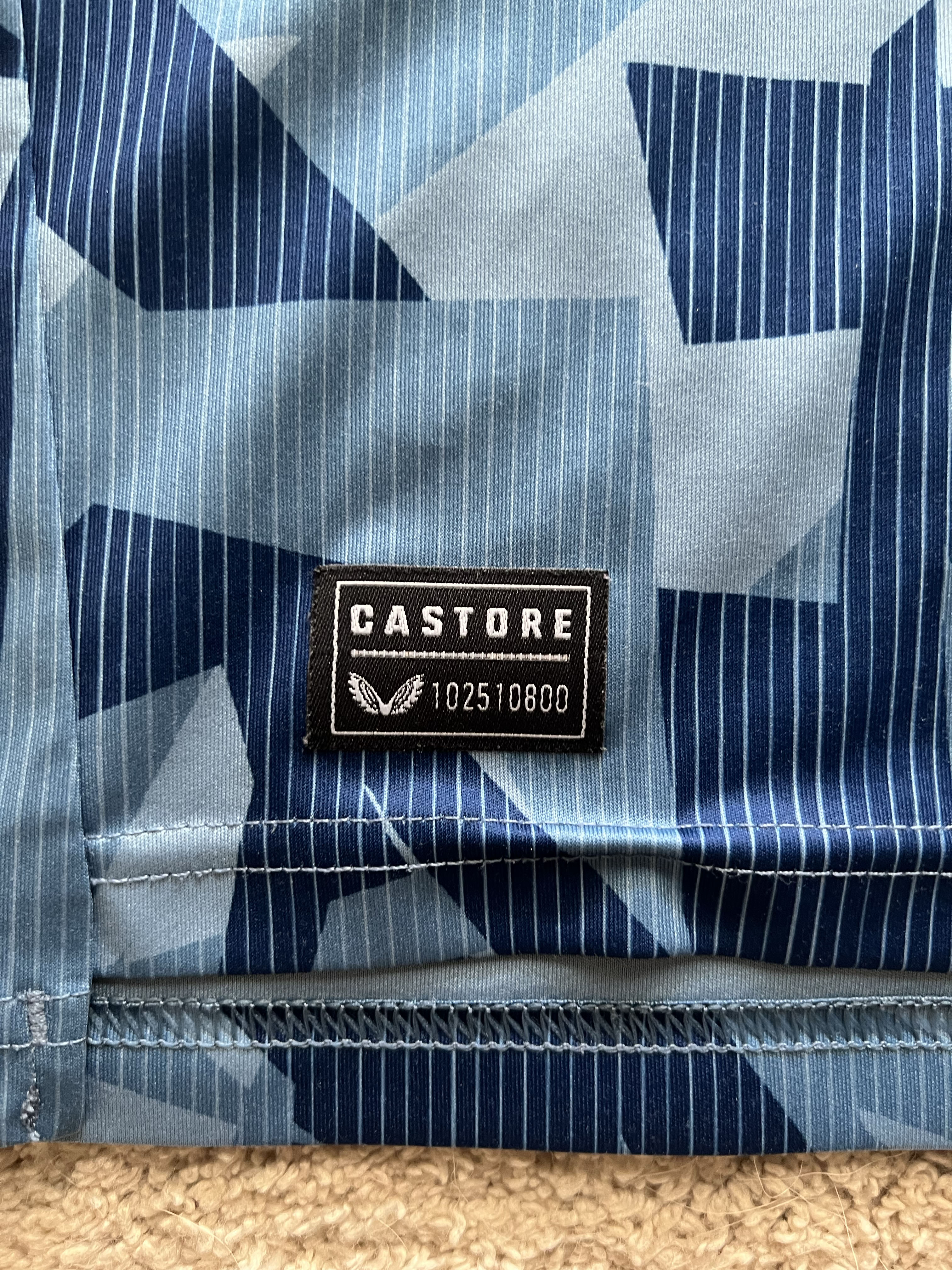 Authenticity evidence image of Aston Villa 2023/24 Castore 3rd Shirt (Acorns) - Junior XL