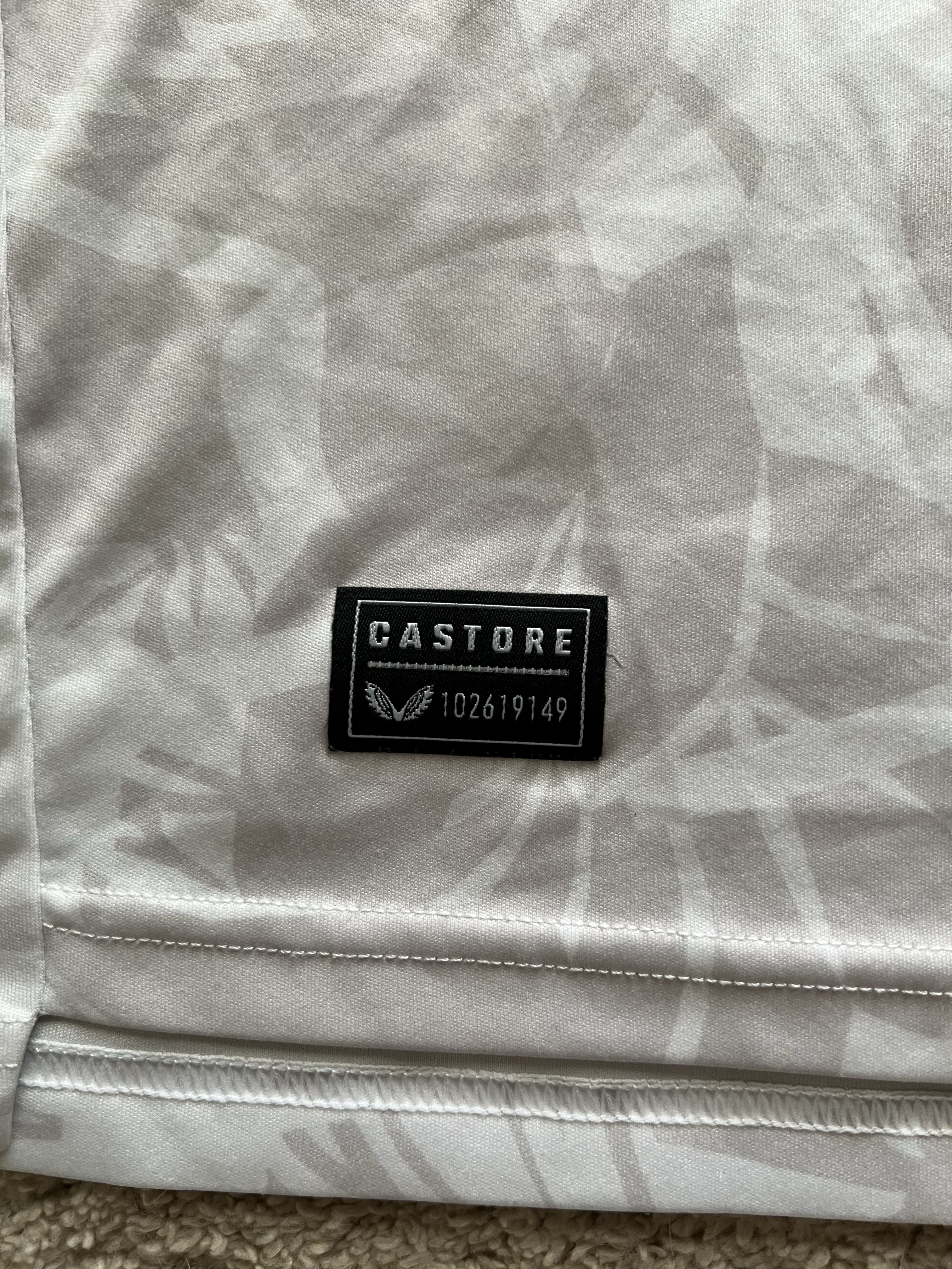 Authenticity evidence image of Aston Villa 2023/24 Castore Away Shirt (Acorns) - Men's Large