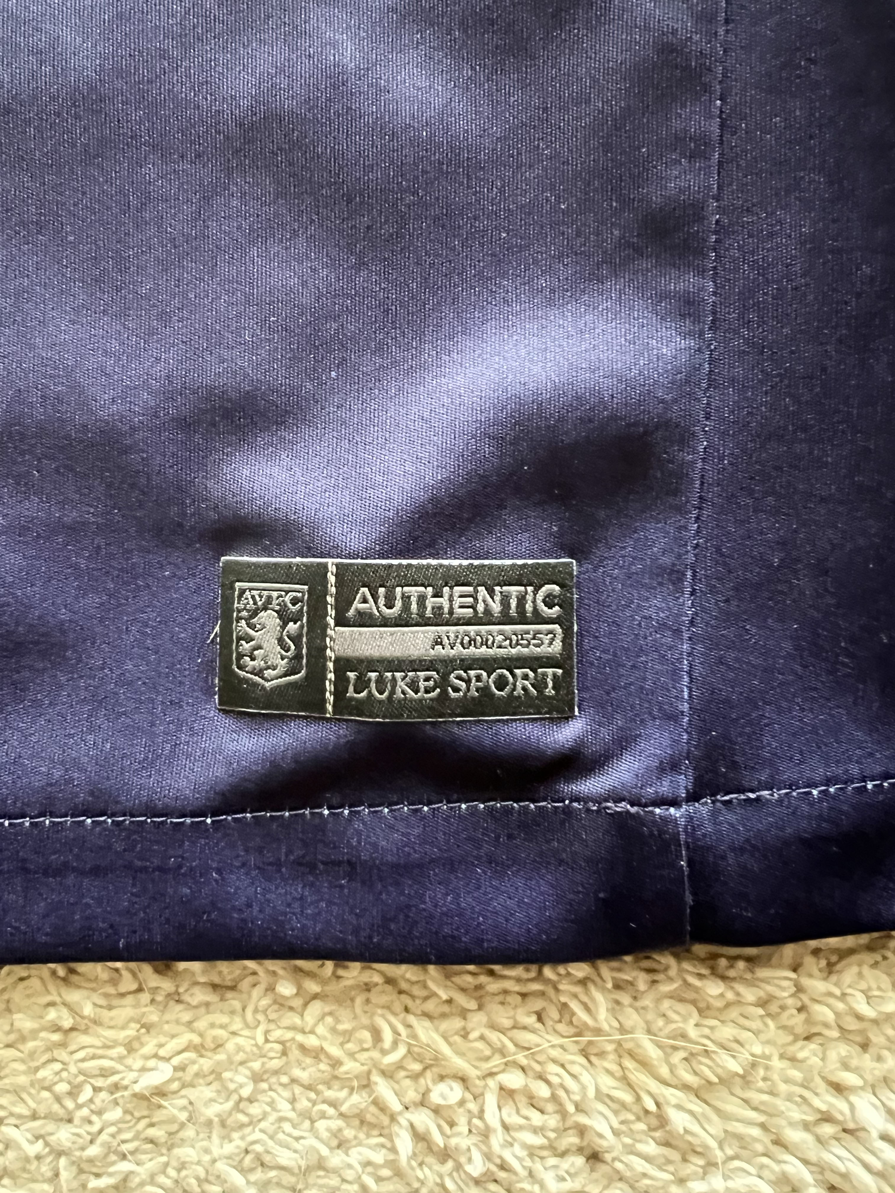 Authenticity evidence image of Aston Villa 2018/19 Luke 1977 3rd Shirt (32Red) - Men's Medium