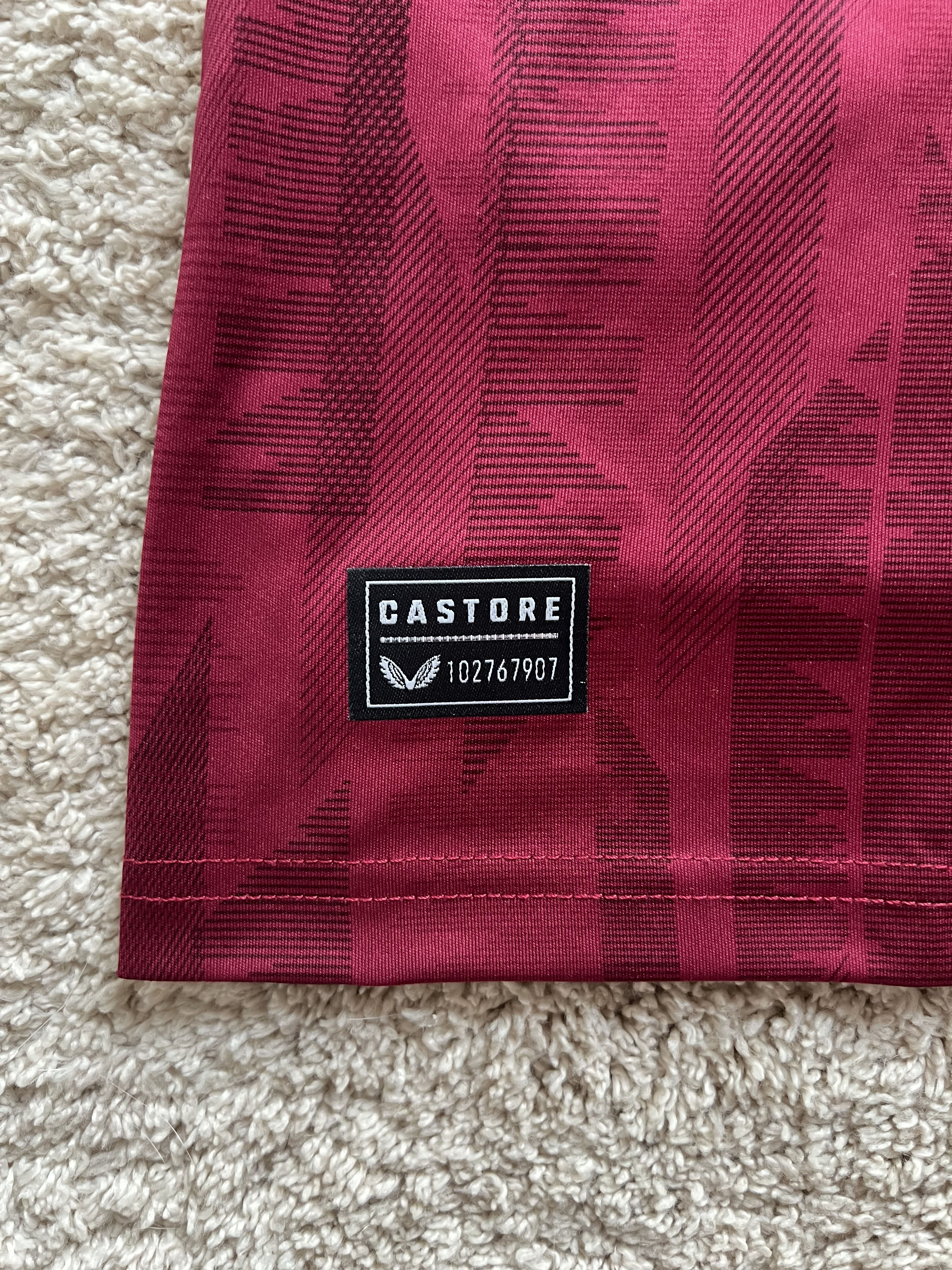 Authenticity evidence image of Aston Villa 2023/24 Castore Home Shirt - Men's Large
