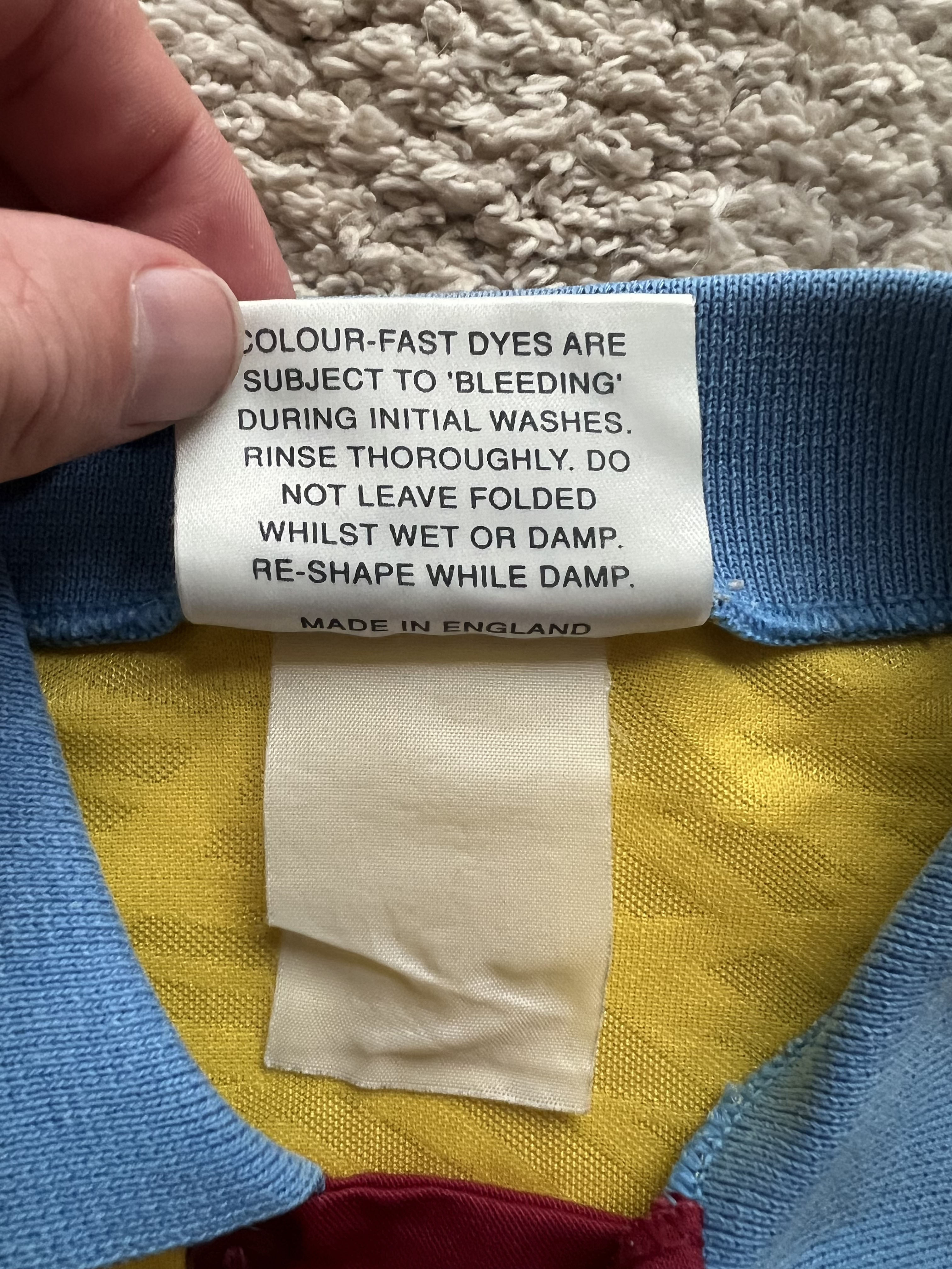 Authenticity evidence image of Aston Villa 1991-93 Umbro 3rd Shirt (Mita Copiers) - Men's Medium