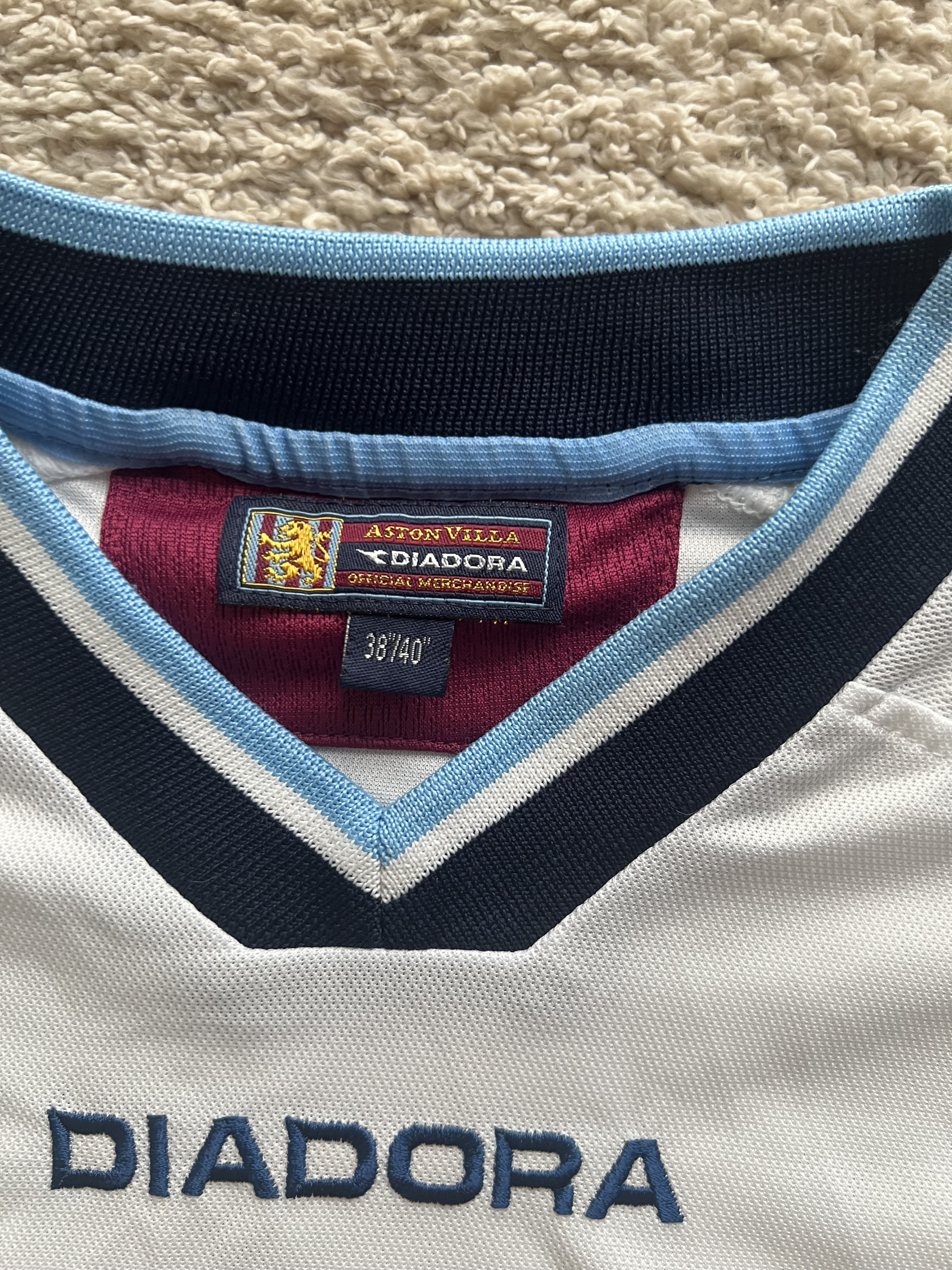 Authenticity evidence image of Aston Villa Diadora 3rd Shirt (NTL) - Men's Medium