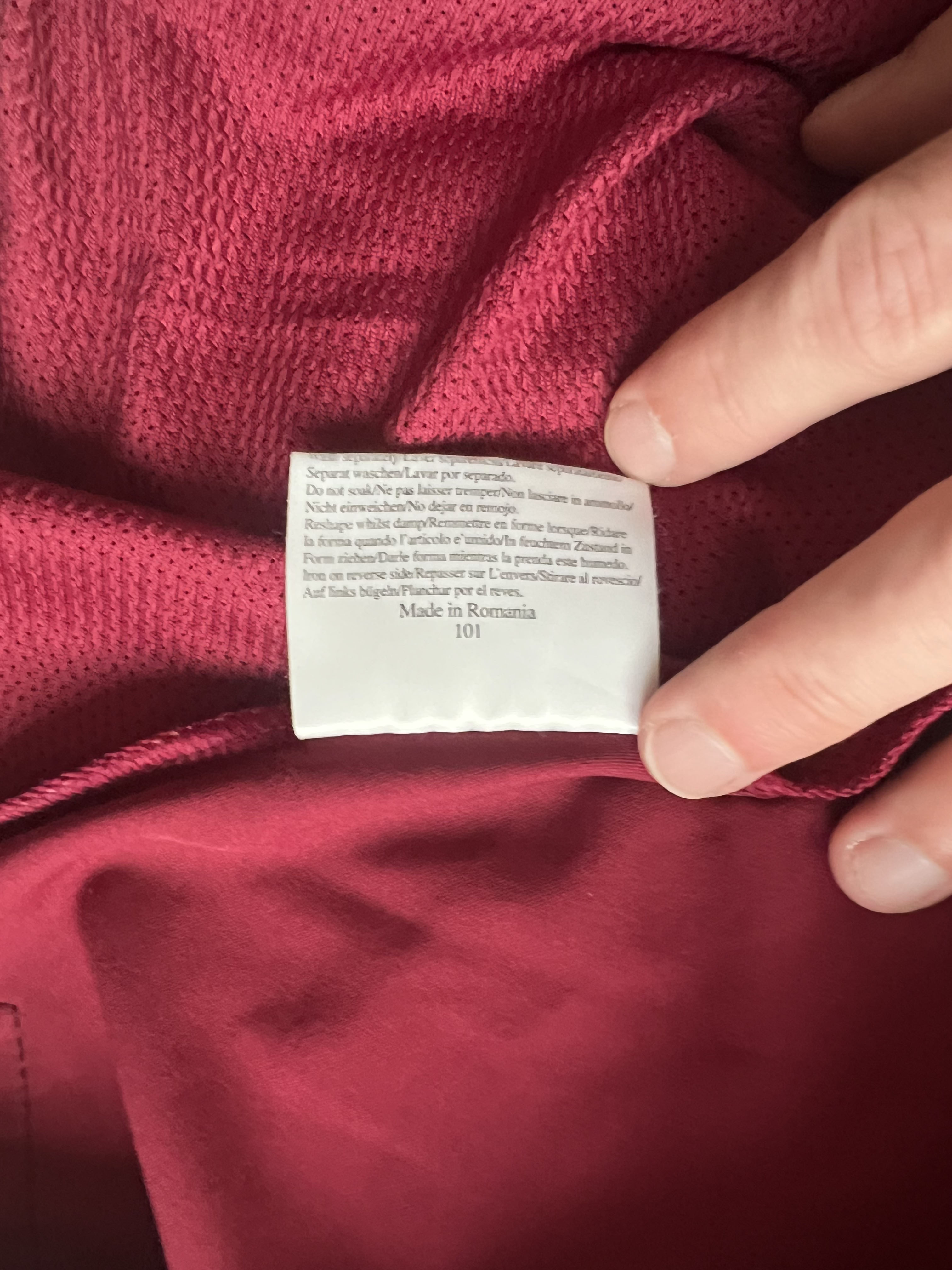 Authenticity evidence image of Aston Villa 2003/04 Diadora Home Shirt (Rover) - Men's Large