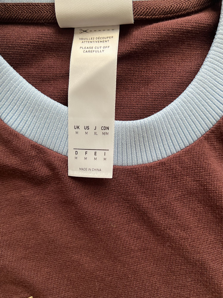 Authenticity evidence image of Aston Villa 2025/26 Adidas 3 Travel Match Worn Shirt - Men's Medium