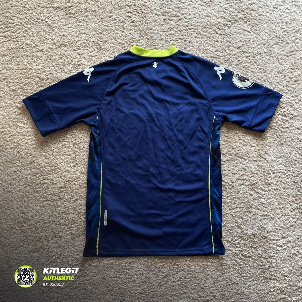 Rear view of Aston Villa 2020/21 Kappa 3rd Goalkeeper Shirt (Cazoo) - Men's Small