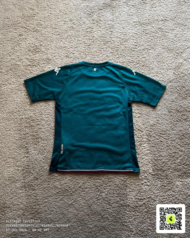 Rear of shirt
