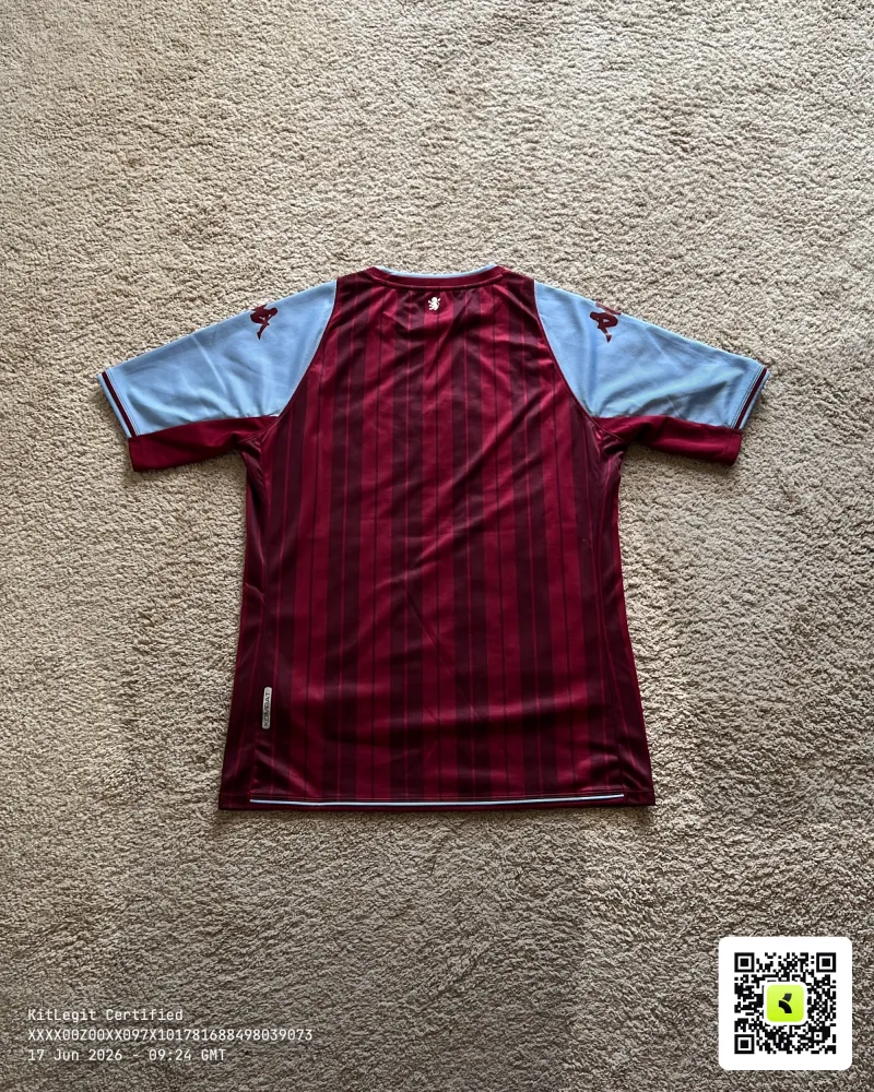 Rear of shirt