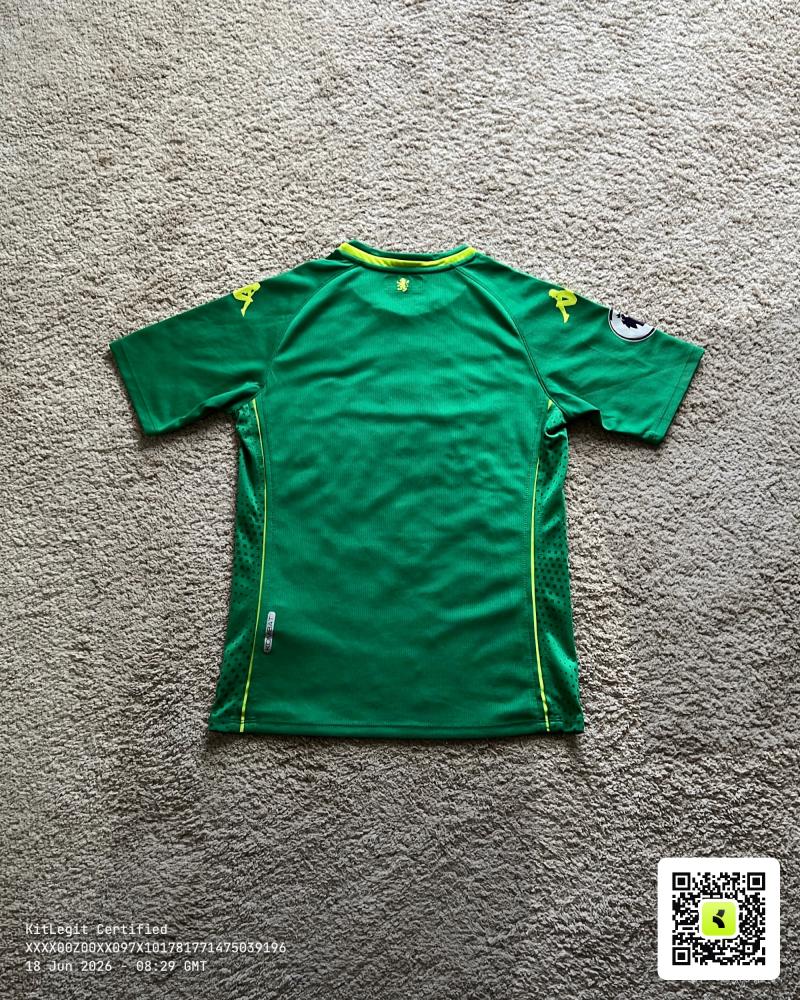 Rear of shirt