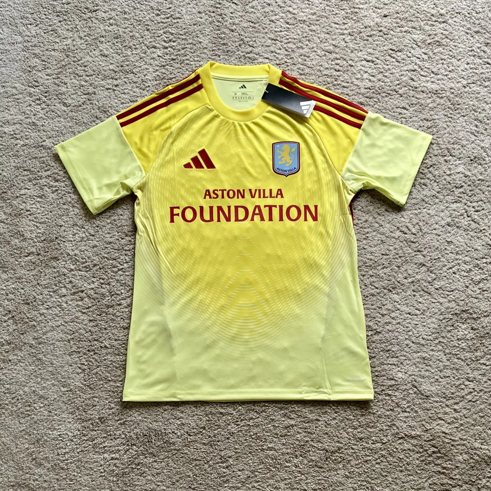 Front view of Aston Villa 2025/26 Adidas GK 2 Goalkeeper Shirt (Aston Villa Foundation) - Men's Medium