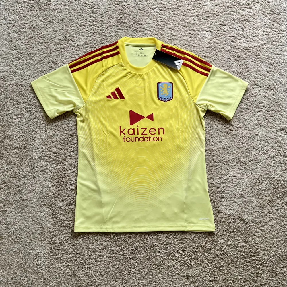Front view of Aston Villa 2025/26 Adidas GK 2 Goalkeeper Shirt (Kaizen Foundation) - Men's Medium