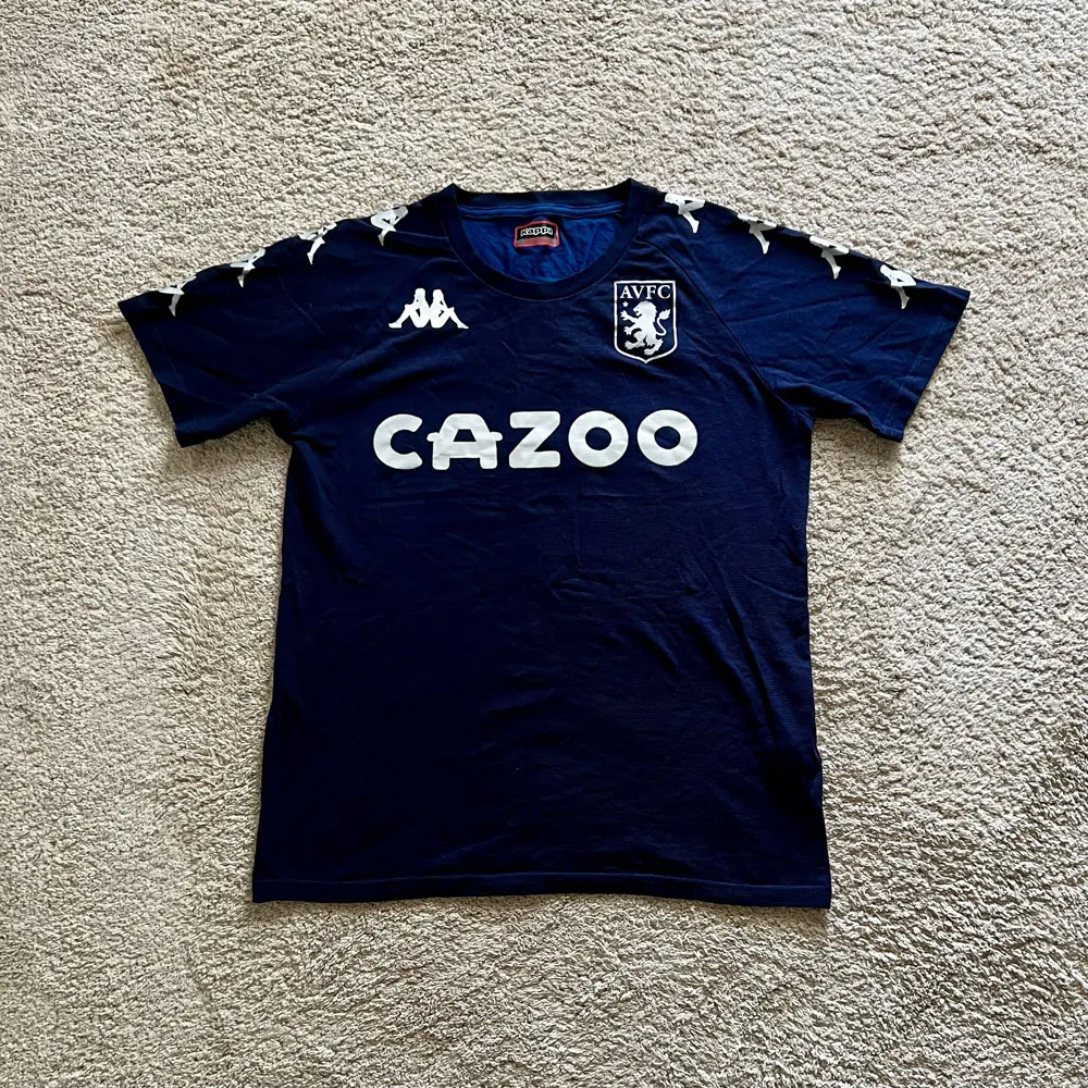 Front view of Aston Villa 2021/22 Kappa 5 Training Shirt (Cazoo) - Men's Medium