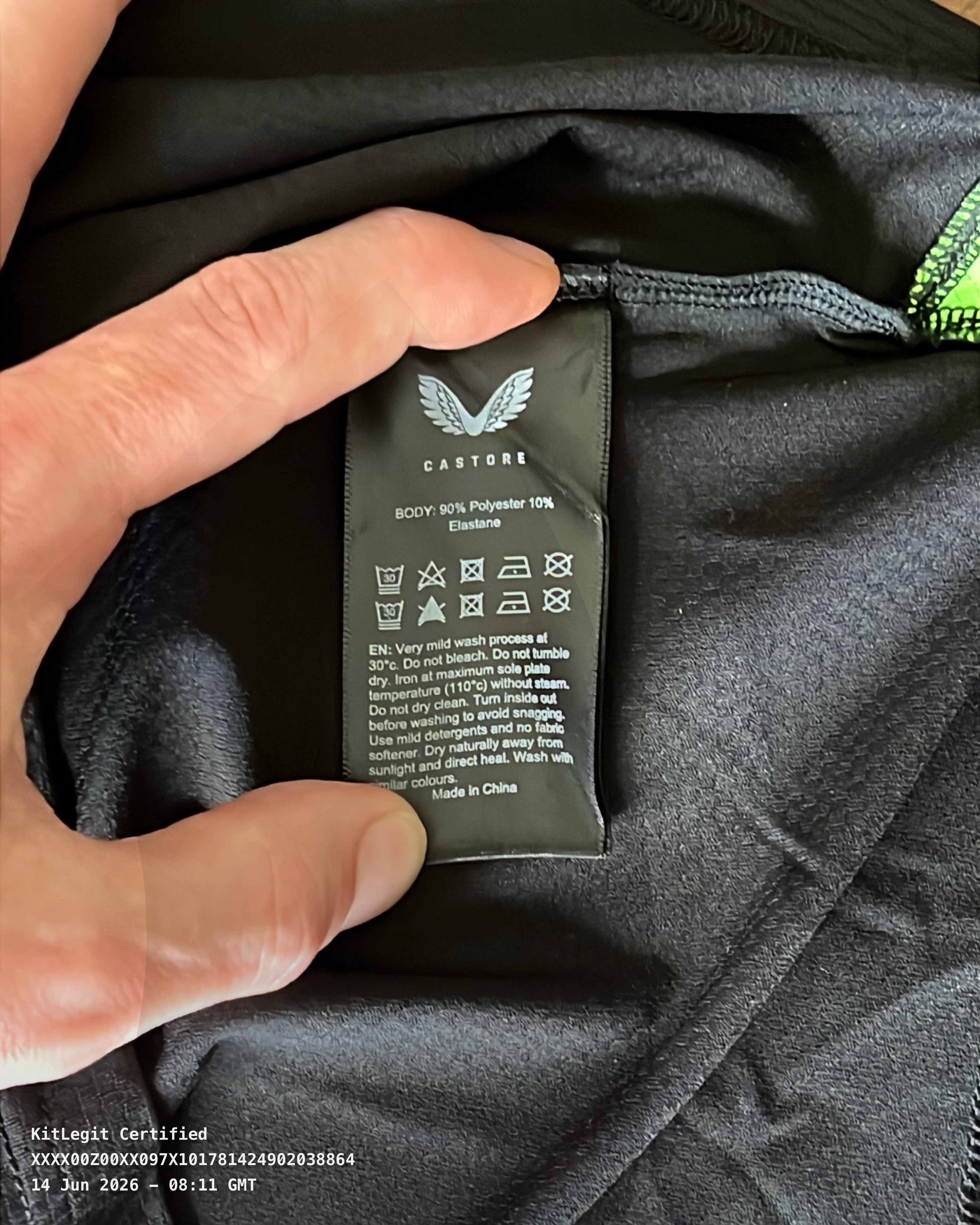 Wash label