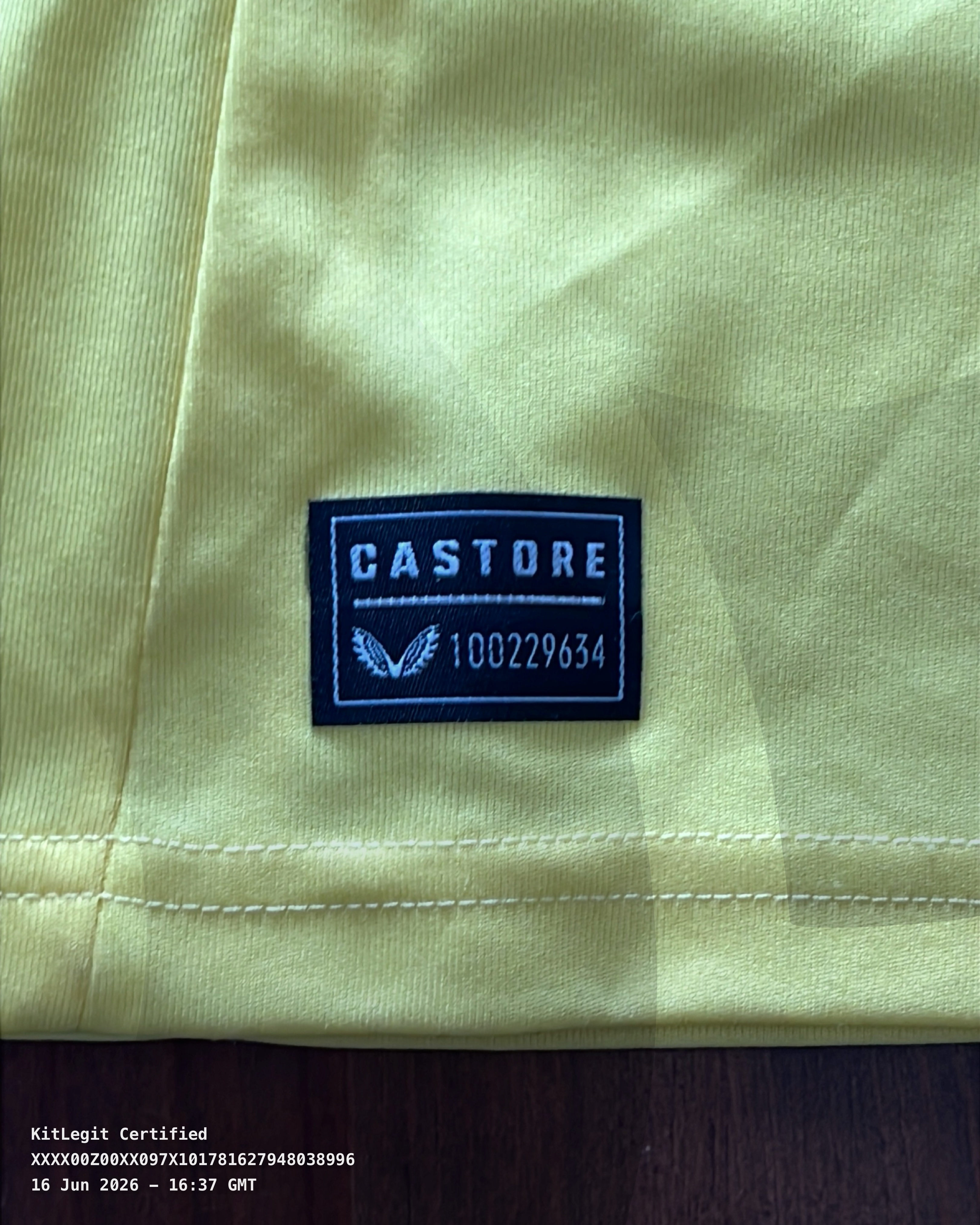 Authenticity evidence image of Aston Villa 2022/23 Castore 3rd Goalkeeper Shirt (Cazoo) - Women's Medium (12/14)