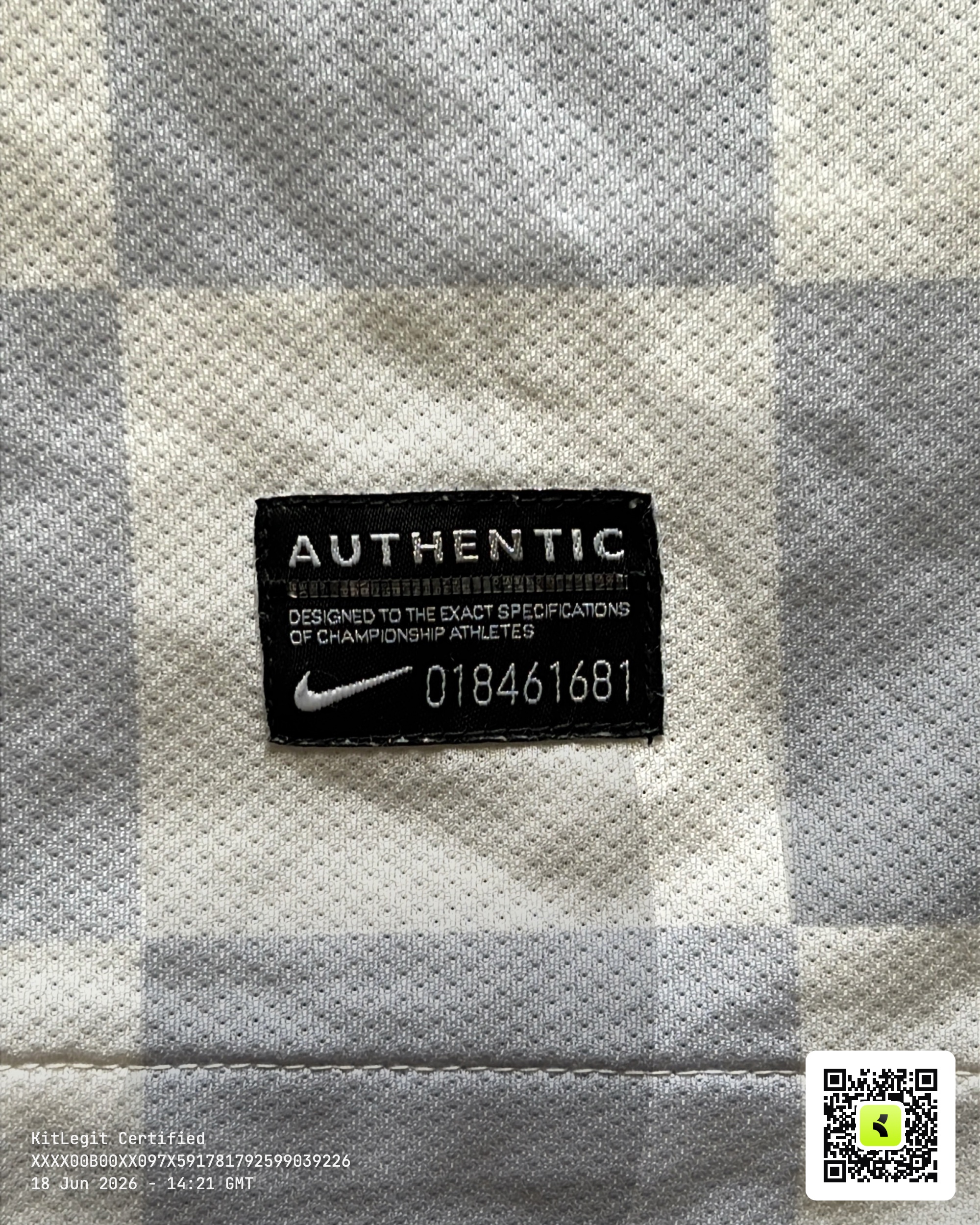 Authentic tag