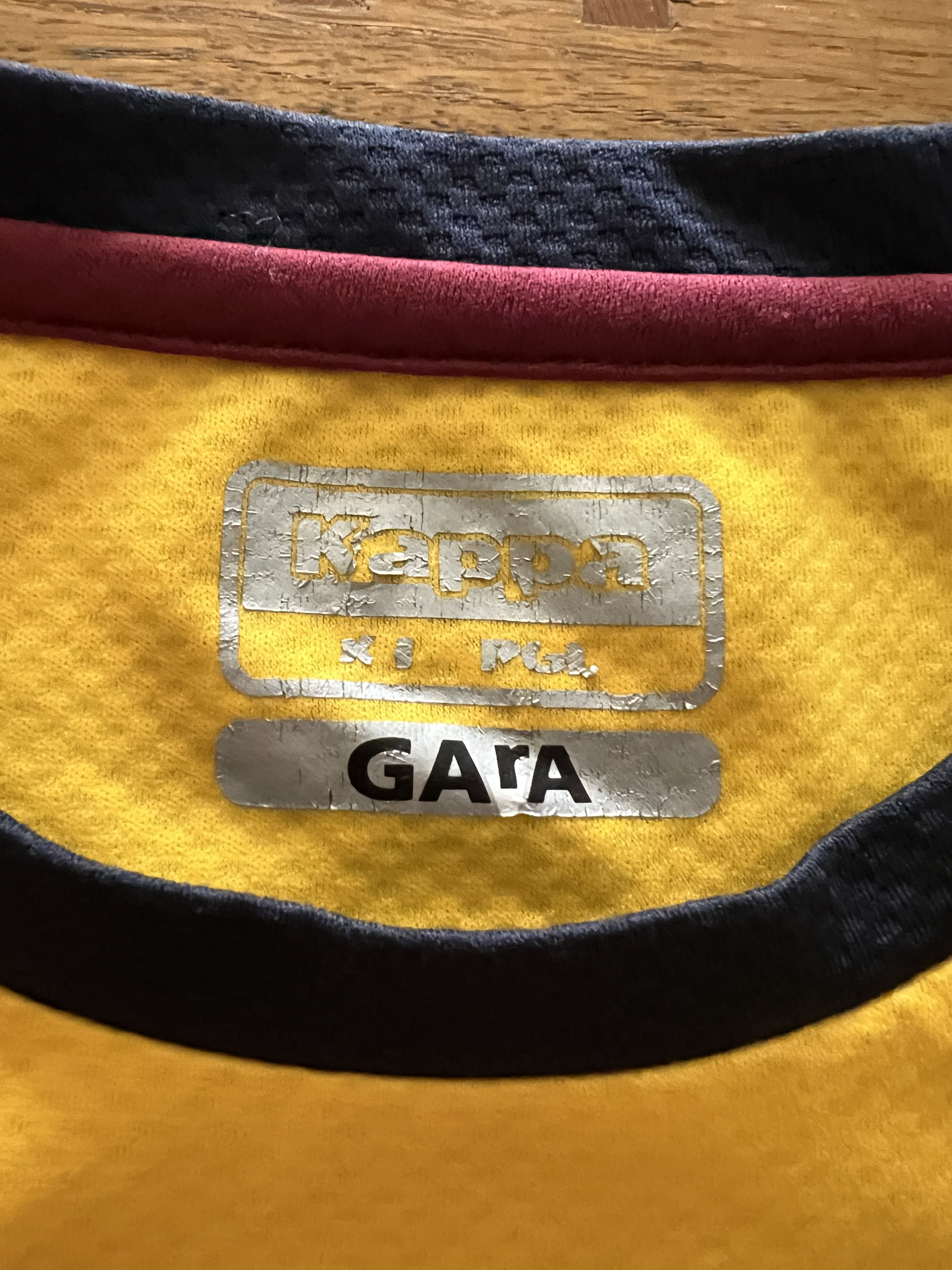 Authenticity evidence image of Aston Villa 2019/20 Kappa 2 Pre Match Shirt (W88) - Men's XL