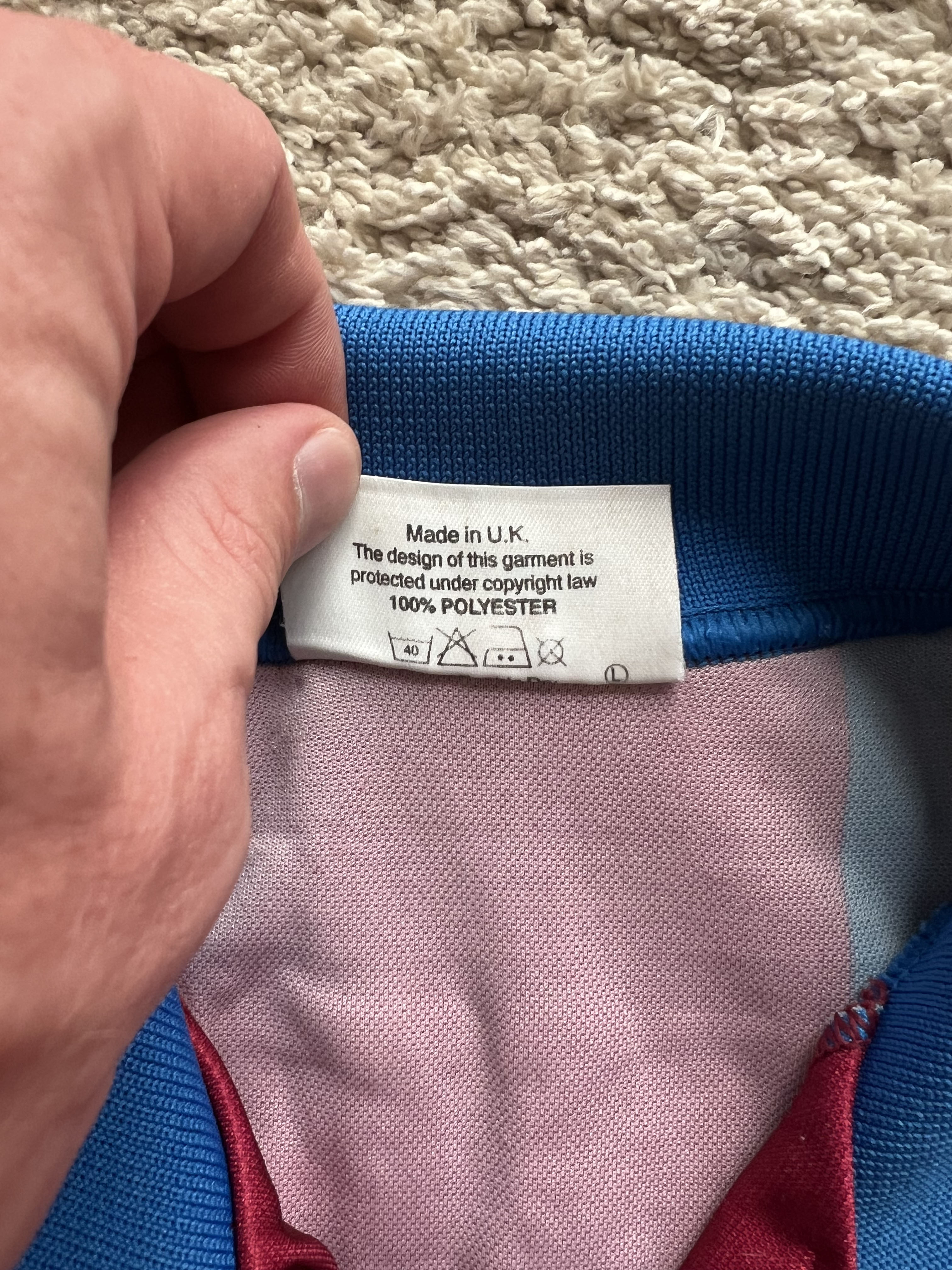 Authenticity evidence image of Aston Villa 1993-95 Asics Home Shirt (Muller)