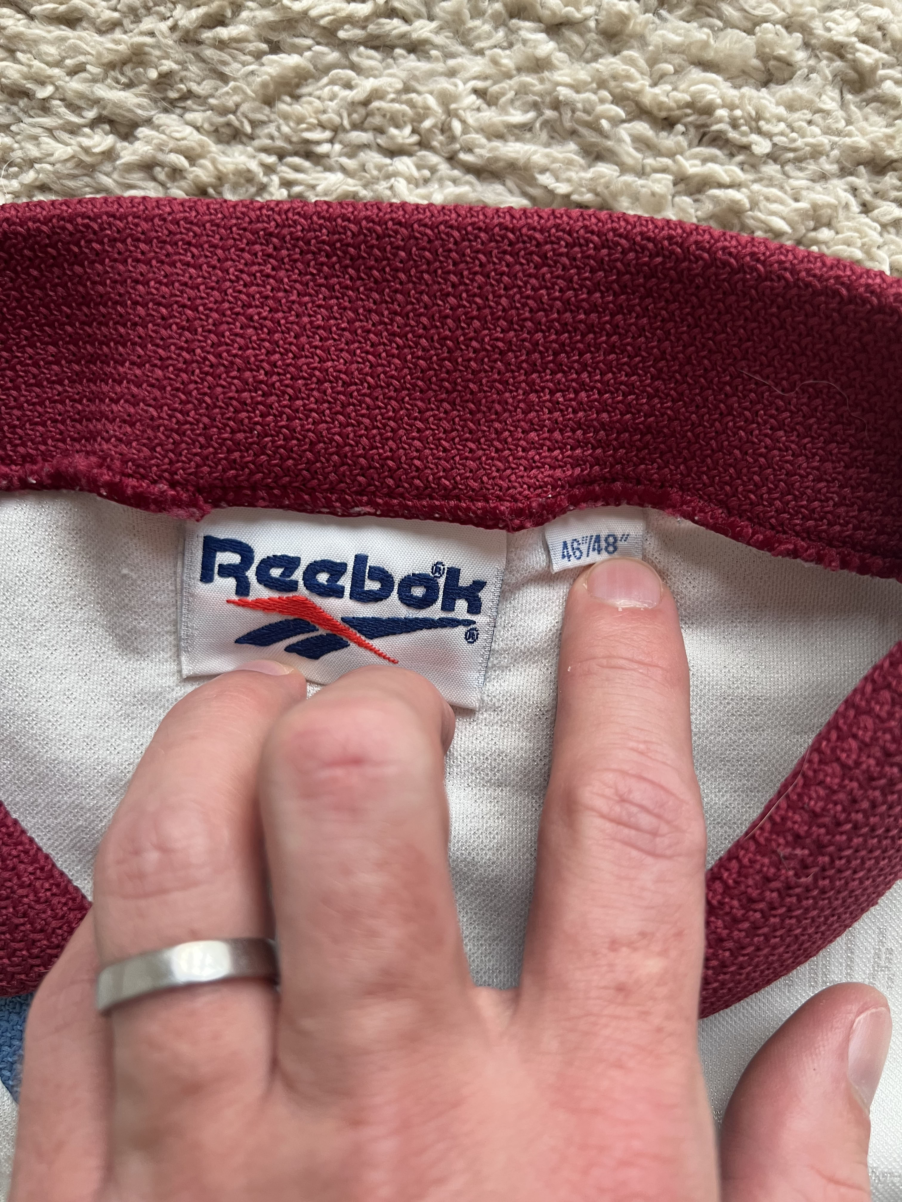 Authenticity evidence image of Aston Villa 1997/98 Reebok 3rd Shirt (AST Computers) - Men's XL