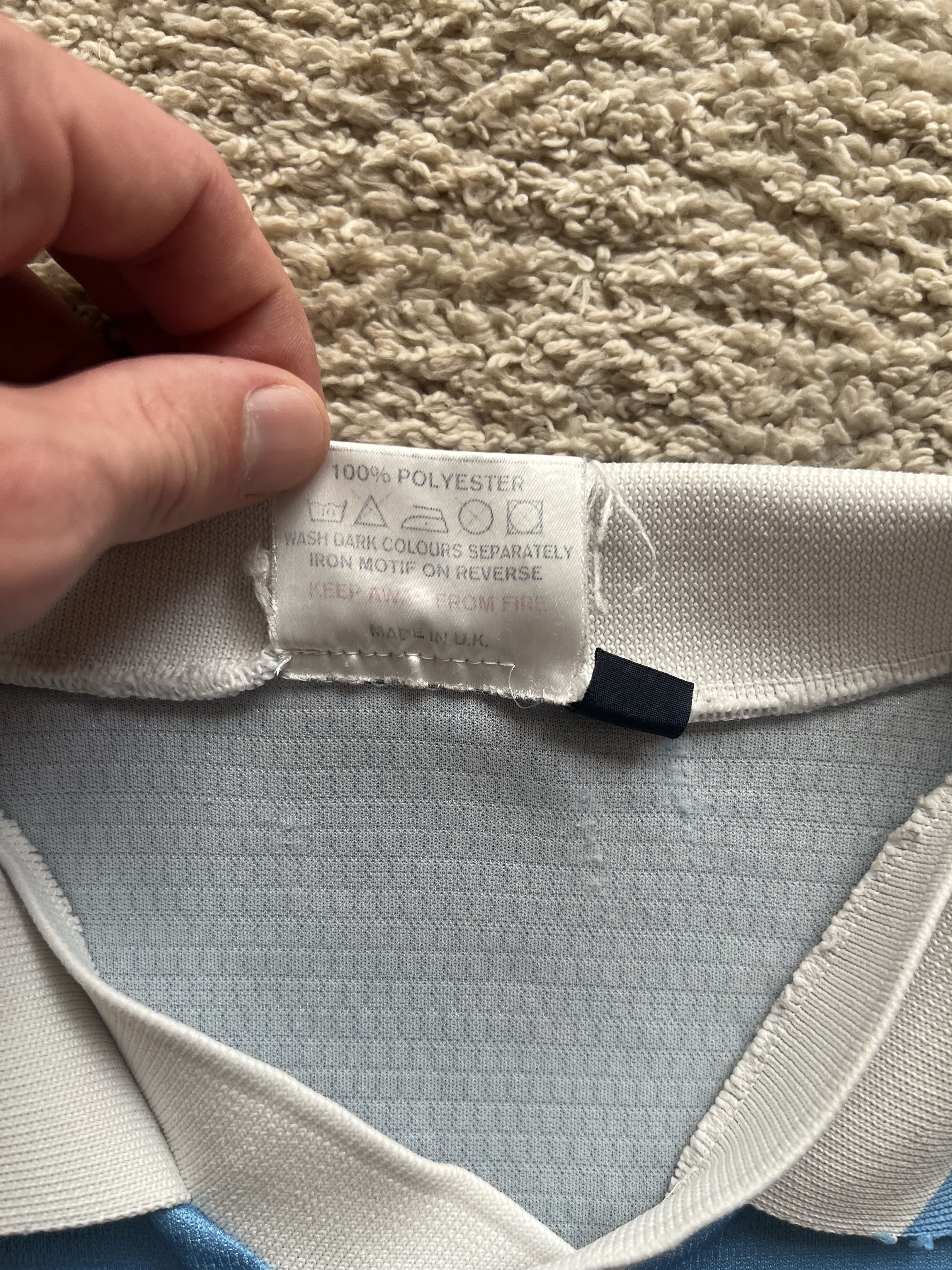 Authenticity evidence image of Aston Villa 1997/98 Reebok Away Shirt (AST Computers) - Men's XL