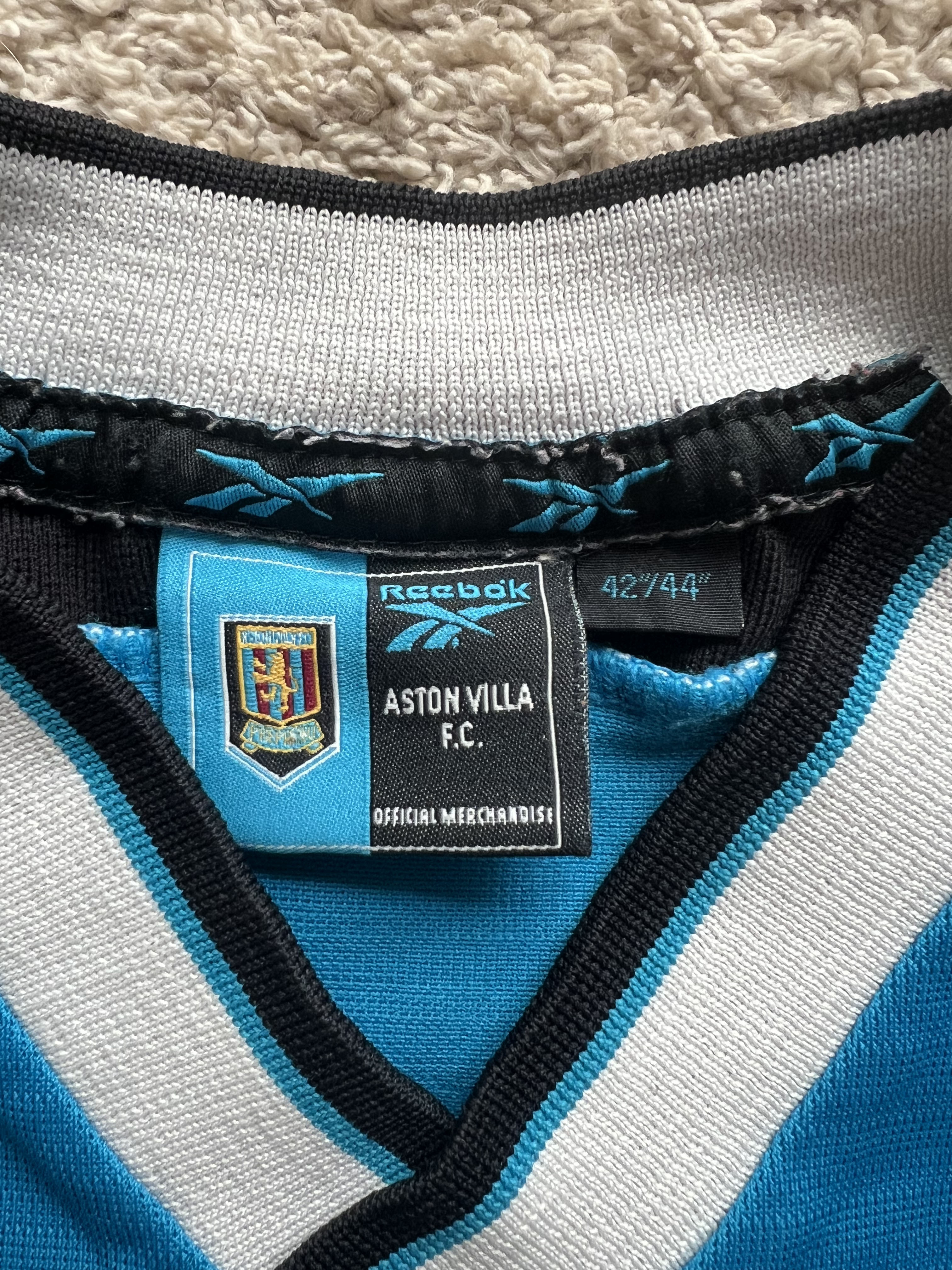 Authenticity evidence image of Aston Villa 1998-99 Reebok Away / 3rd Shirt (LDV Vans) - Men's Large