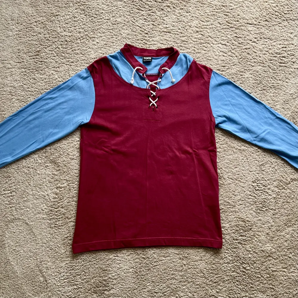 Front view of Aston Villa 1935/36 Toffs Home Shirt - Men's Large