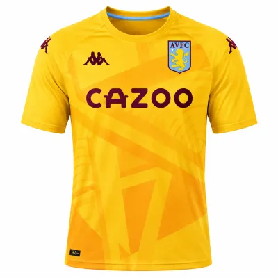 Presentation image of Aston Villa 2021/22 Kappa Home Goalkeeper Shirt (Cazoo) - Men's Large