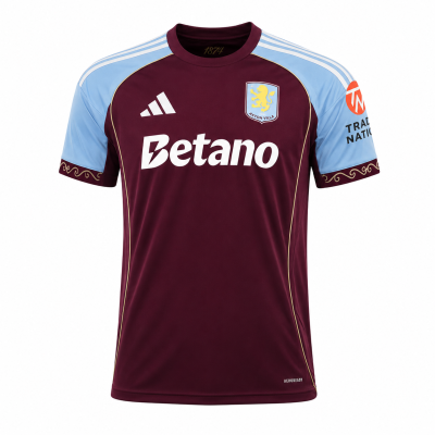 Aston Villa 2025/26 Adidas Home Shirt (Betano)
