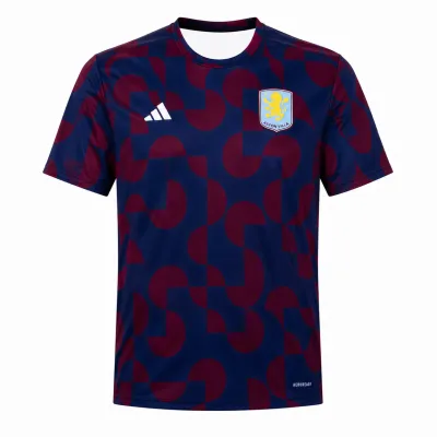 Aston Villa 2024/25 Adidas Pre Match Shirt - Men's Large