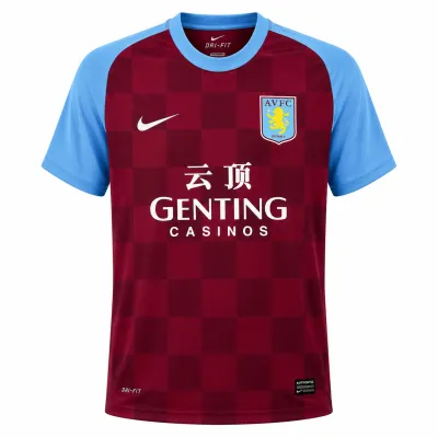 Presentation image of Aston Villa 2011/12 Nike Home Shirt (Genting Casinos) - Men's XL