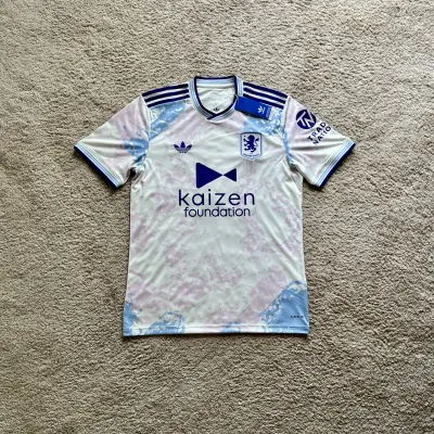 Front view of Aston Villa 2025/26 Adidas 3rd Shirt (Kaizen Foundation) - Men's Medium