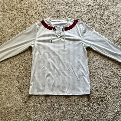 Front view of Aston Villa 1900-21 235 Football Away Shirt - Men's Medium