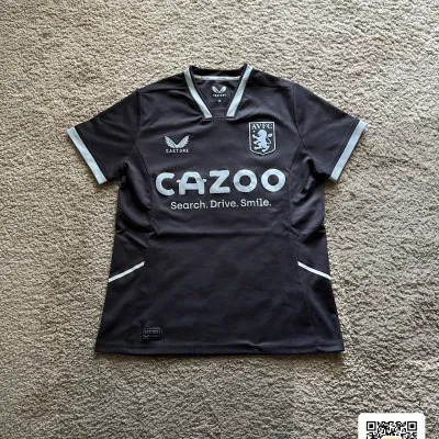 Front view of Aston Villa 2022/23 Castore Home Goalkeeper Shirt (Cazoo) - Women's Medium (12/14)
