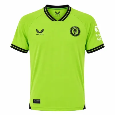 Front view of Aston Villa 2023/24 Castore Away Goalkeeper Shirt - Men's Medium