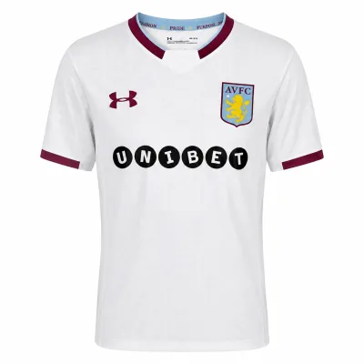 Front view of Aston Villa 2017/18 Under Armour 3rd Shirt (Unibet) - Men's Medium