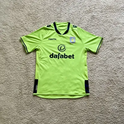 Front view of Aston Villa 2013/14 Macron 3rd Shirt (Dafabet) - Junior XL